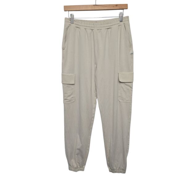 Vuori Cream Cargo Boyfriend Joggers - Picture 1 of 8